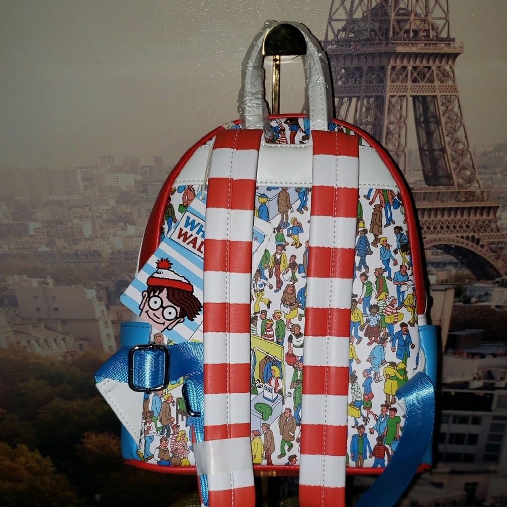 SOLD Loungefly Disney Where's Waldo Backpack - Picture 5 of 8